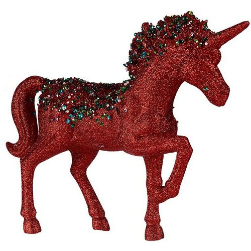  Okrasna Figura Krist+ Modra Rdeča Samorog 9,5 x 31 x 40 cm Cene