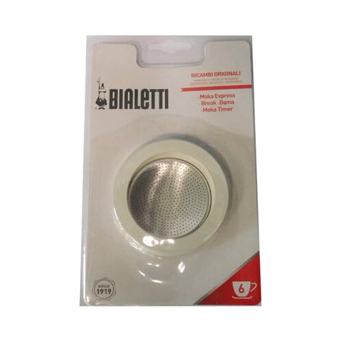 Bialetti Ricambi 3 Ersatz- dichtungen +1 Filter 6 Tassen Cene
