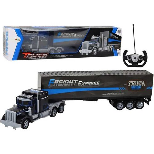 Lean_Toys LEAN TOYS aku. daljinsko voden tovornjak LED luči 27MHZ moder 60cm 17625 Slike