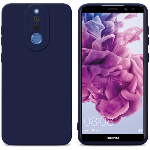 Cadorabo Case, združljiv s Huawei v tekoči temno modri barvi - za&scaron;čitni pokrov iz fleksibilnega silikona TPU, (20617324) Cene