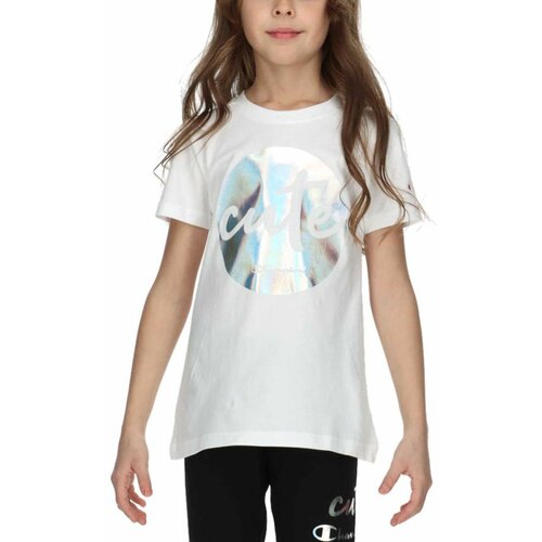 Champion majica za devojčice hologram t-shirt CHA241G808-10 Slike