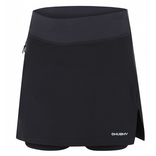 Husky Women's functional skirt with shorts Flamy L black Slike