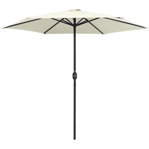  Vrtni suncobran s aluminijskim stupom 270x246 cm pijesak bijeli Slike