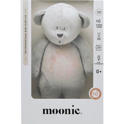 Moonie Bear 2.0 Organic Silver ninica z melodijo 1 kos Slike