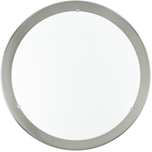 Eglo led planet plafonjera/1, led, 11w, 950lm, prečnik 290, nikl-mat/bela Slike