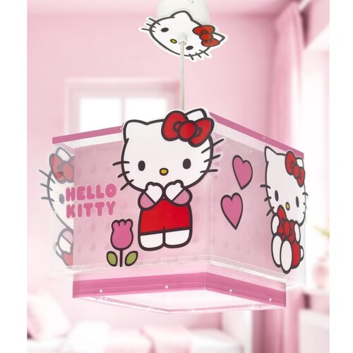 Dalber 73262 - Dečiji luster HELLO KITTY 1xE27/15W/230V ružičasta Slike