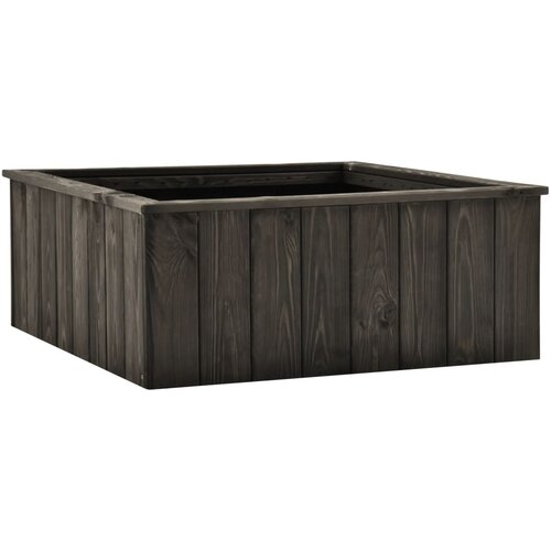 Furnova Visoka greda temno siva 74x77x30 cm trdna borovina, (21920913) Cene