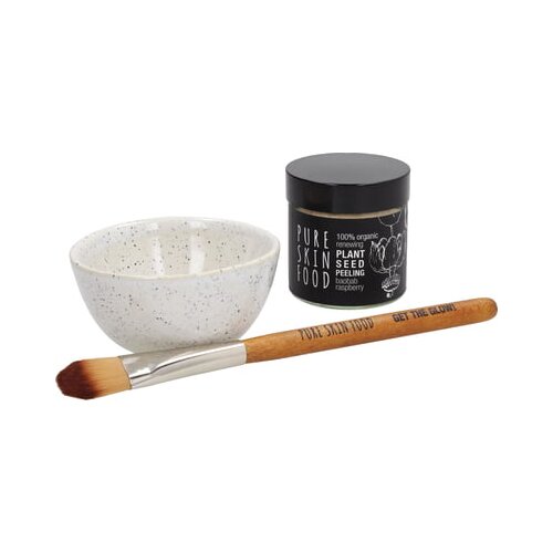 Pure Skin Food self care set for face masks - superfood peeling mask - maska za mehčanje kože Cene