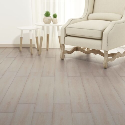 vidaXL samoljepljive podne obloge PVC 5,21 m² 2 mm bijela boja hrasta Cijene
