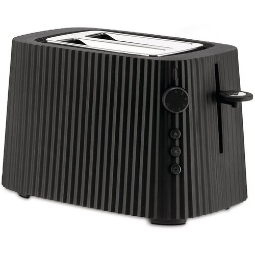 Alessi opekač kruha toaster Plisse 34x18,5cm, 850w, črn, termoplastika, inox Cene