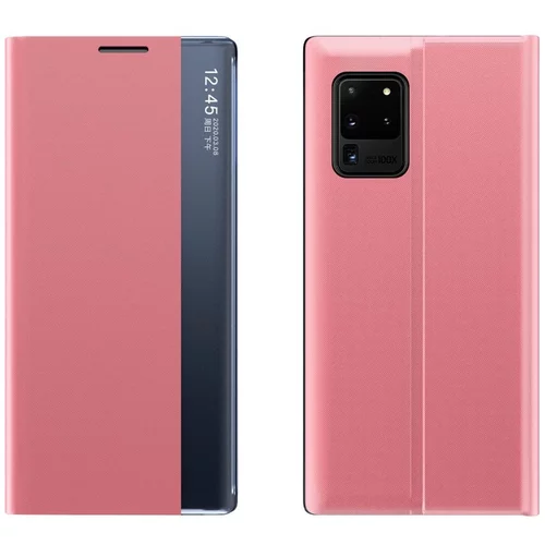  Sleep Case od eko kože za Samsung Galaxy A02s EU pink