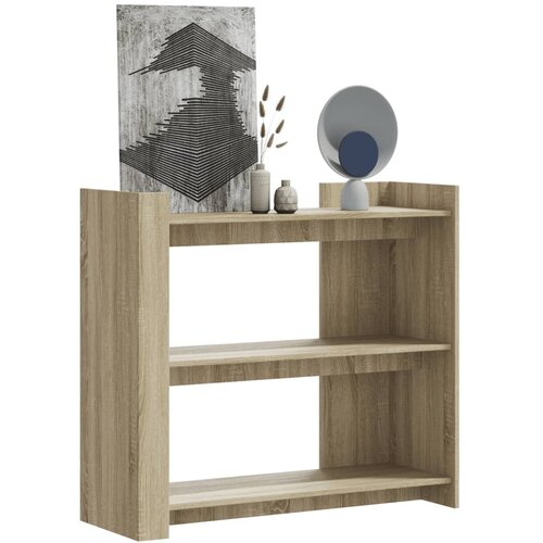  The Living Store Konzolna mizica sonoma hrast 100x35x90 cm inženirski les - Konzolna Mizica, (21496196) Slike
