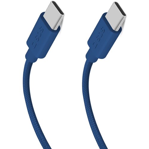 Sbs USB-C - KABEL USB-C 1,5M 60W PLETENICA MODRA ZA POLNJENJE, (22070535) Cene