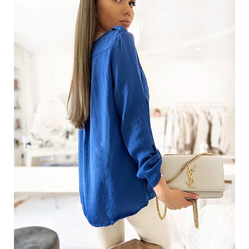 Gemre Loose-fitting blue blouse Clairs Cijene