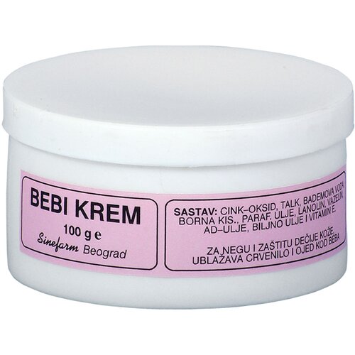Sinefarm Krema za bebe 100 g Cene
