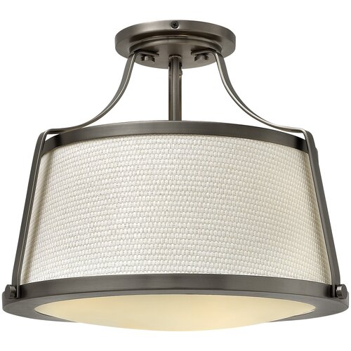 Elstead Lighting Elstead Charlotte Stropna svetilka s 3 lučmi, pol-vgradna, antični nikelj, E27, (22098166) Cene