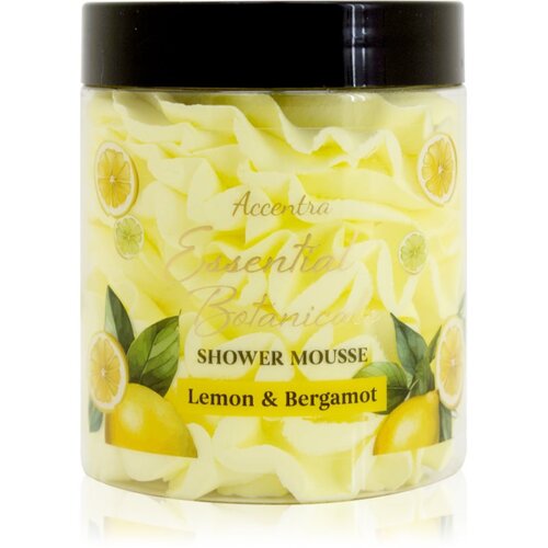 Accentra Essential Botanicals Shower Mousse pena za prhanje z vonjem Lemon &amp;amp; Bergamot 200 g Slike