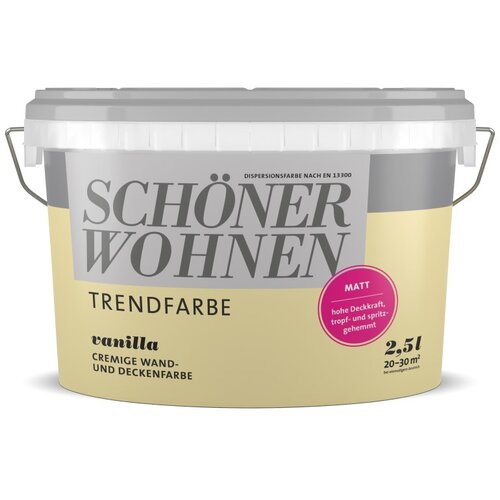 SCHÖNER WOHNEN unutarnja disperzijska boja Trend (Vanilija, 2,5 l) Cijene