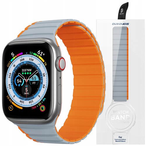 Dux ducis pa&scaron;ček za apple watch SE/8/7/6/5/4/3/2/1 41/40/38MM siva, (21910356) Cene