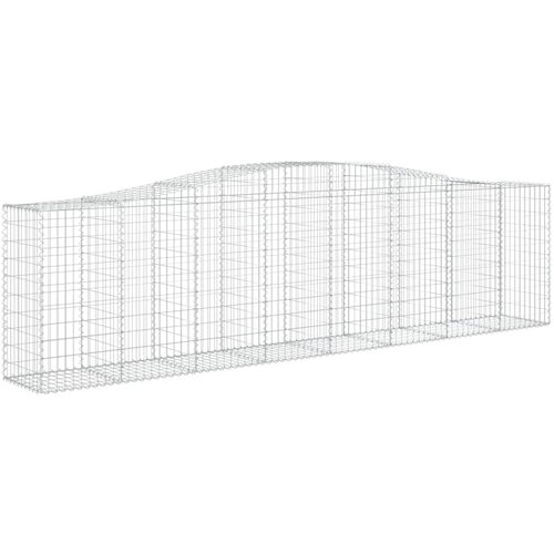  Lučne gabionske ko&amp;scaron;are 5 kom 400x50x100/120cm pocinčano željezo Slike
