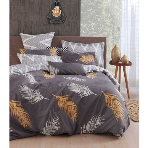 Olivia gold, grey vpoly goldgrey double quilt cover set (de) Cene