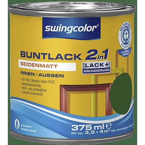 SWINGCOLOR Akrilni barvni lak (svilenkasto mat, barva: svetlo zelena, 375 ml) Cene