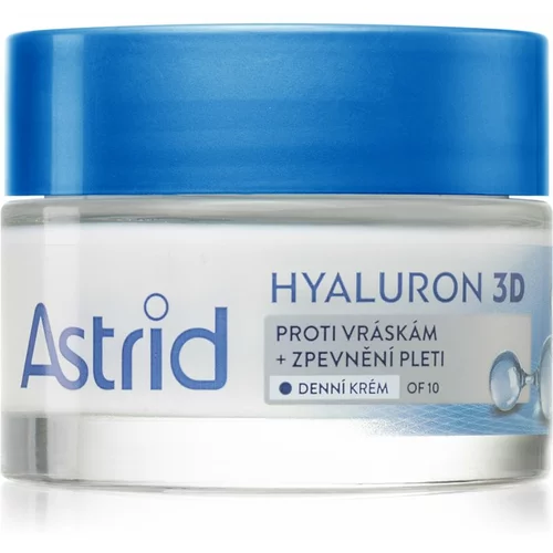 Astrid Hyaluron 3D Antiwrinkle & Firming Day Cream dnevna krema za obraz za vse tipe kože 50 ml za ženske
