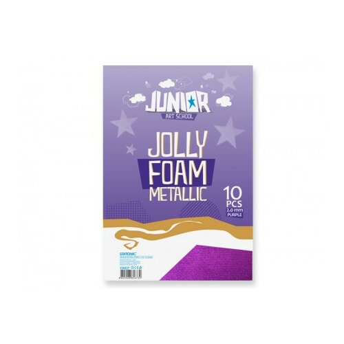 Junior jolly metallic foam, eva pena metalik, ljubičasta, A4, 10K ( 134327 ) Slike