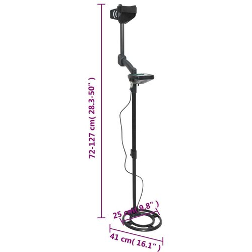  metala s dubinom pretraživanja 24 cm i LCD zaslonom Slike