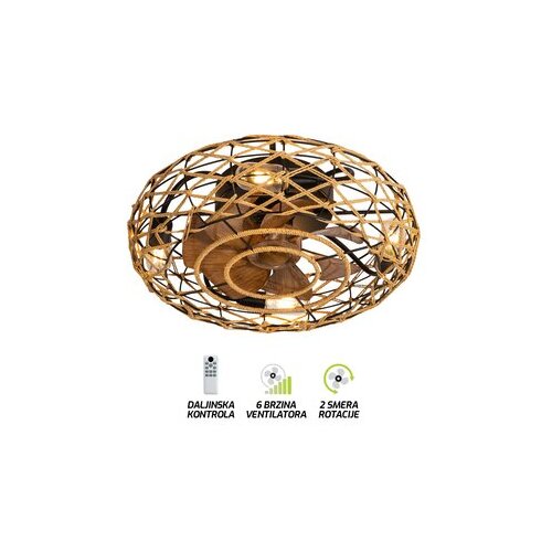  Forma Plafonska lampa sa ventilatorom FV7002-48 NT Slike