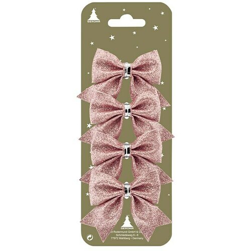  Dekorativni element (Roza barve, Tekstil, 4 kos) Cene