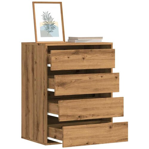 Furnova Kotni predalnik artisan hrast 60x41x76 cm inženirski les, (22105543) Slike