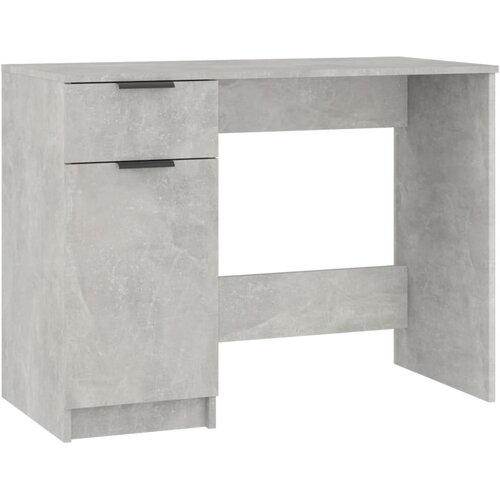 Maison Chic Pisalna miza - pisarniška miza - Računalniška miza betonsko siva 100x50x75 cm konstruiran les, (21785351) Cene
