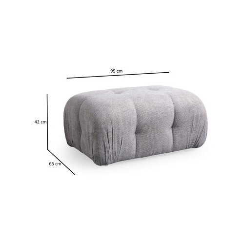 Atelier Del Sofa Tabure Petite, 95x65x75cm, Svijetlosiva Cijene