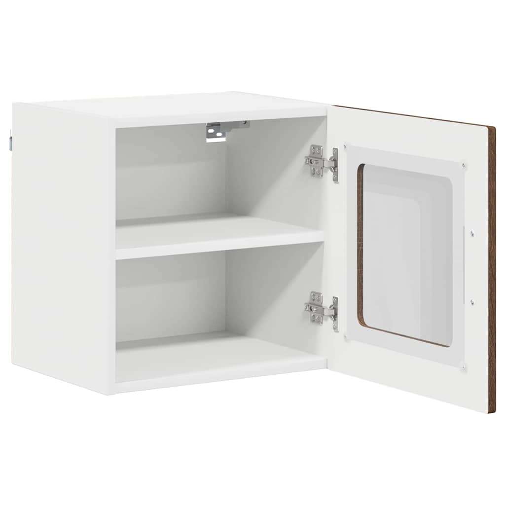  Zidni kuhinjski ormarić Zidne 2 pcs Smeđi hrast 40 x 31 x 40 cm Slike