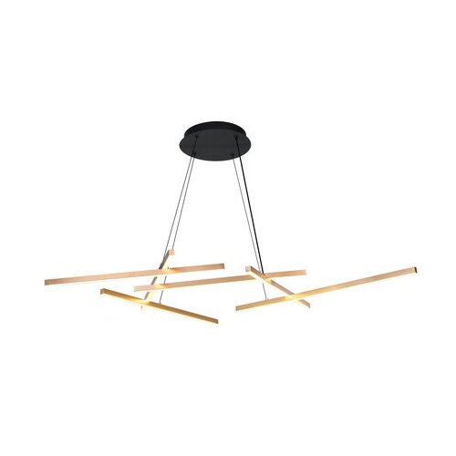 Rabalux visilica Severine, LED, 40W, 3000K, 100cm, Zlatno-crne boje Slike