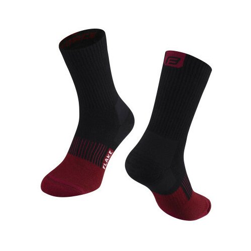 Force čarape flake, crno-bordo l-xl / 42-47 ( 9011945/S61 ) Slike