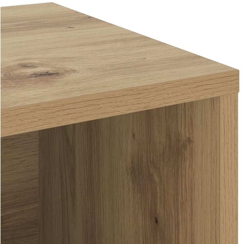  Klupa za cipele s policom Umjetnički hrast 103 x 30 x 54,5 cm Slike