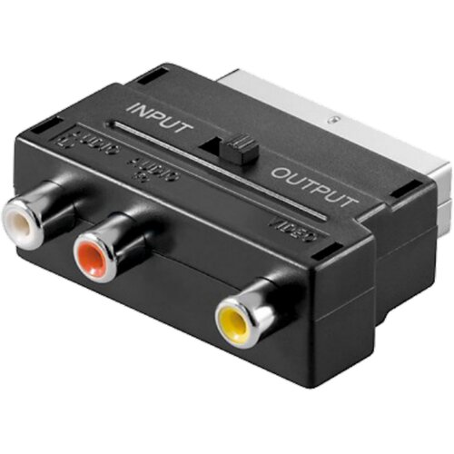 Zed Electronic Scart prelaz na 3 x RCA (činč), sa prekidačem - VP49 Cene