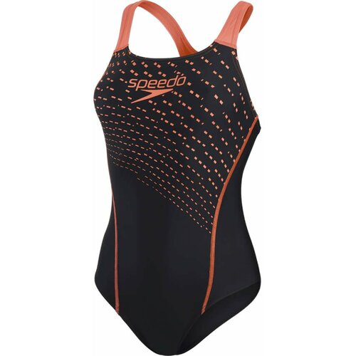 Speedo Ženski jednodelni kupaći kostim MEDLEY LOGO MEDALIST AF crni Slike
