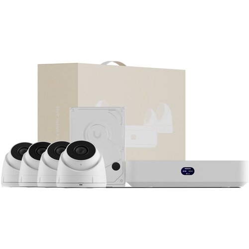 Ubiquiti UniFi UNVR-Instant-KIT-EU Compact Protect NVR Kit, includes (1) UniFi Protect NVR Instant with (4) G5 Turret Ultra cameras and (1) 1TB HDD, delivering an all-in-one solution for fast and effortless setup Slike