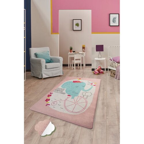 Conceptum Hypnose Carpet Elephants Bike, 100x160cm, roze Cene