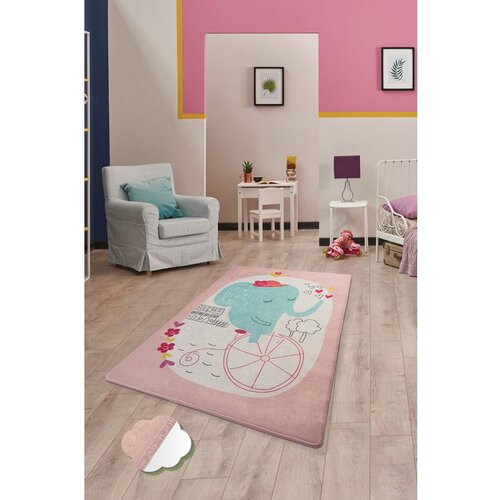 Conceptum Hypnose elephants bike - pink multicolor carpet (100 x 160) Cene