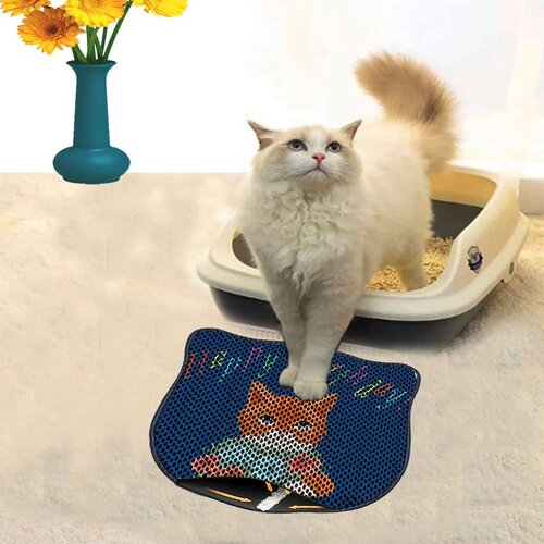 WALLXPERT Kdkafa0129 multicolor cat litter mat Cene