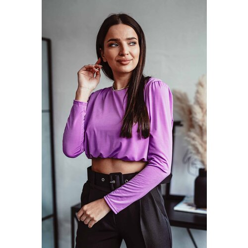 Beloved Margo crop majica lila Slike