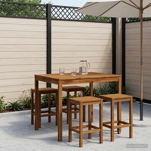  Stol za bar u vrtu Prirodna 110 x 108,5 x 105 cm Cijene