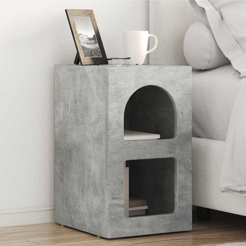  Noćni ormarić 2 pcs Betonski sivi 29,5 x 33,5 x 50 cm Cijene