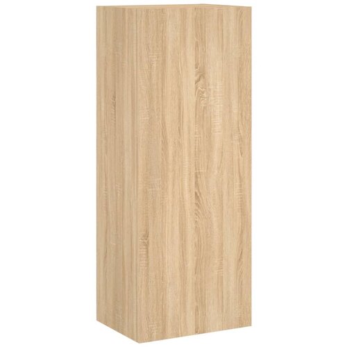 Maison Chic Stenska TV omarica - TV stojalo - Televizijska omarica sonoma hrast 40,5x30x102 cm inženirski les, (21701463) Slike
