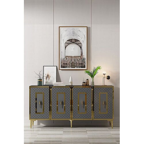 Hanah home Hanah Kućna konzola Puma 150, 150x75x32 cm, Antracit Cijene