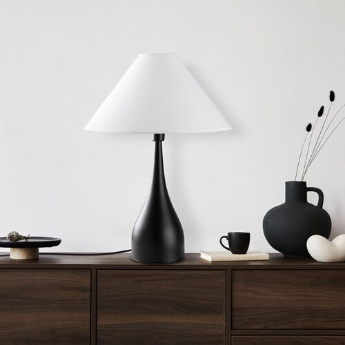 Opviq Stona lampa Luna-15269, 50x50x68 cm, IP20, Crno-bela Slike